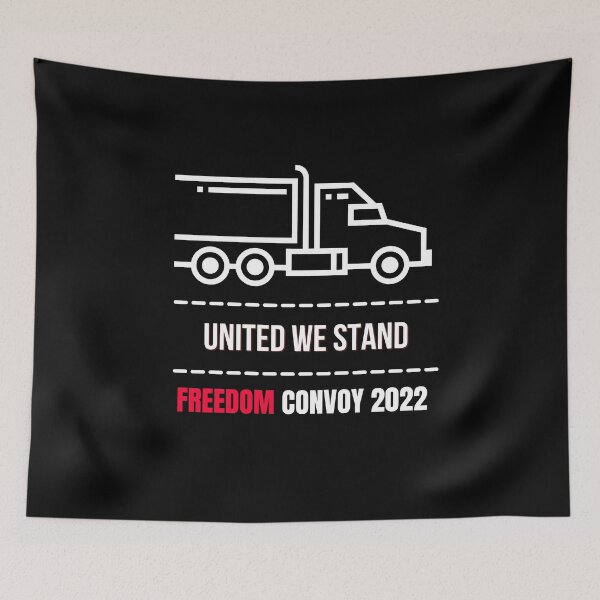Item preview, United We Stand - Freedom Convoy 2022 ( Black ) designed and sold by Free2BeMeShop.