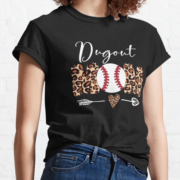 Baseball Mom Women's T-Shirt Leopard Print Classic