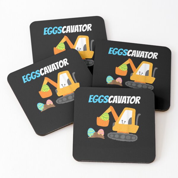 Item preview, Eggscavator Excavator Equipment Funny Easter Egg Hunting designed and sold by RachelCine.