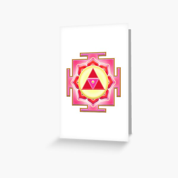 Item preview, Shiva Shakti Pink Yantra YA-04 designed and sold by heartsforlove.