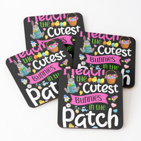 Item preview, I Teach The Cutest Bunnies In The Patch Teacher Easter Day designed and sold by DKshowmaker.