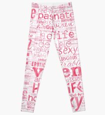 Hotwife Vixen in Lipsmacking Pink Leggings