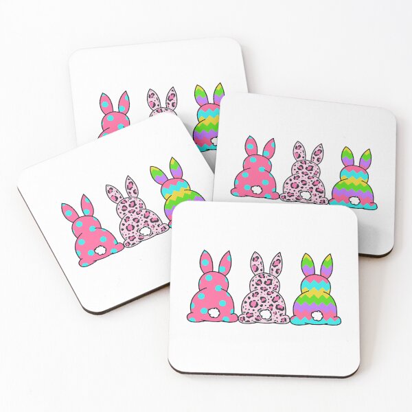 Item preview, Leopard Easter Bunny Rabbit Trio Cute Happy Easter Day Girls designed and sold by ericrichard059.
