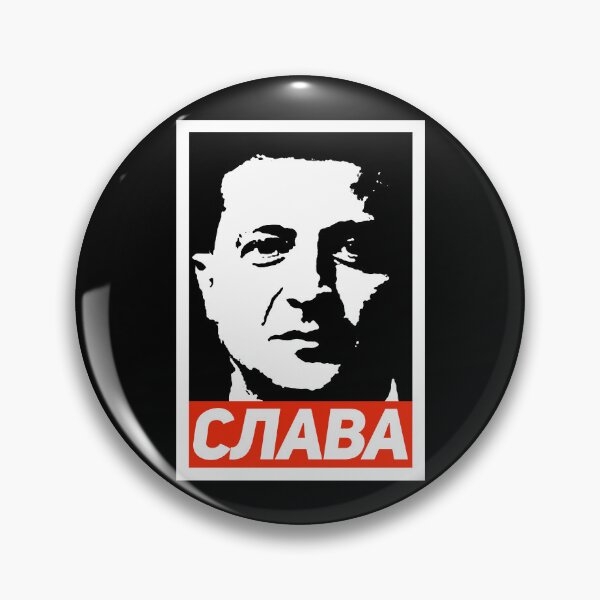 Item preview, Volodymyr Zelenskyy - GLORY in Cyrillic - слава 1.0 designed and sold by Thelittlelord.
