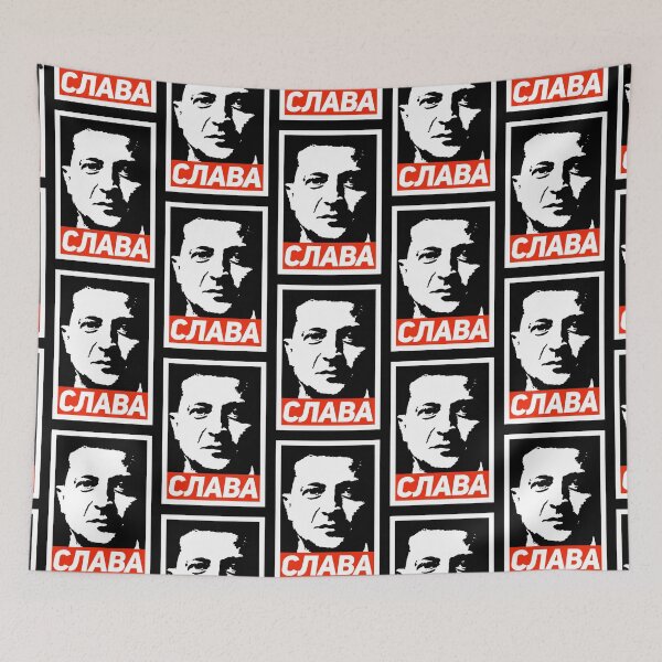 Item preview, Volodymyr Zelenskyy - GLORY in Cyrillic - слава 1.0 designed and sold by Thelittlelord.