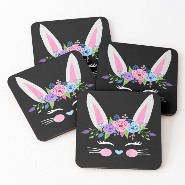 Item preview, Kids Cute Easter Bunny with Floral Wreath 10-12 Years Old Girls designed and sold by DKshowmaker.
