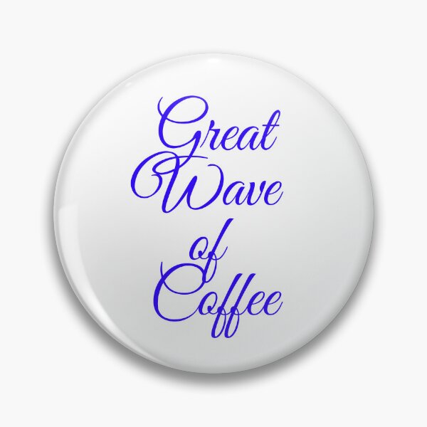 Item preview, Great Wave of Coffee designed and sold by Echo Aesthetics.