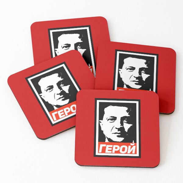 Item preview, Volodymyr Zelenskyy - Hero in Cyrillic - герой 2.0 designed and sold by Thelittlelord.