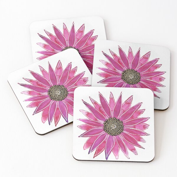 Item preview, Pink Sunflower designed and sold by fluffypigeonart.