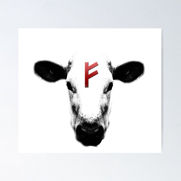 Item preview, Fehu Rune of Wealth designed and sold by wwwdotinternets.