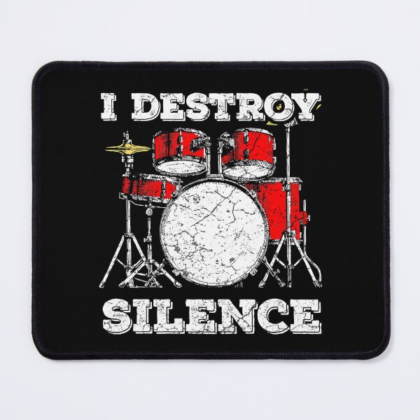 Item preview, I Destroy Silence Funny Drummer designed and sold by ericrichard059.
