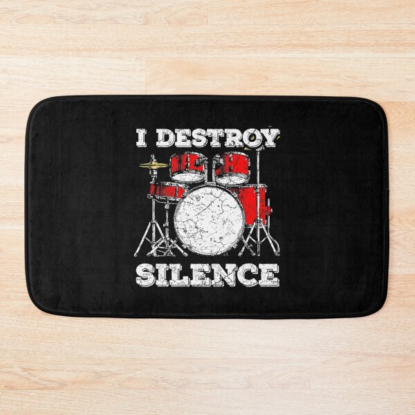 Item preview, I Destroy Silence Funny Drummer designed and sold by ericrichard059.