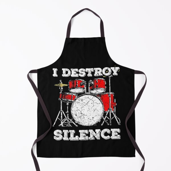 Item preview, I Destroy Silence Funny Drummer designed and sold by ericrichard059.