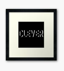 Clever Framed Print