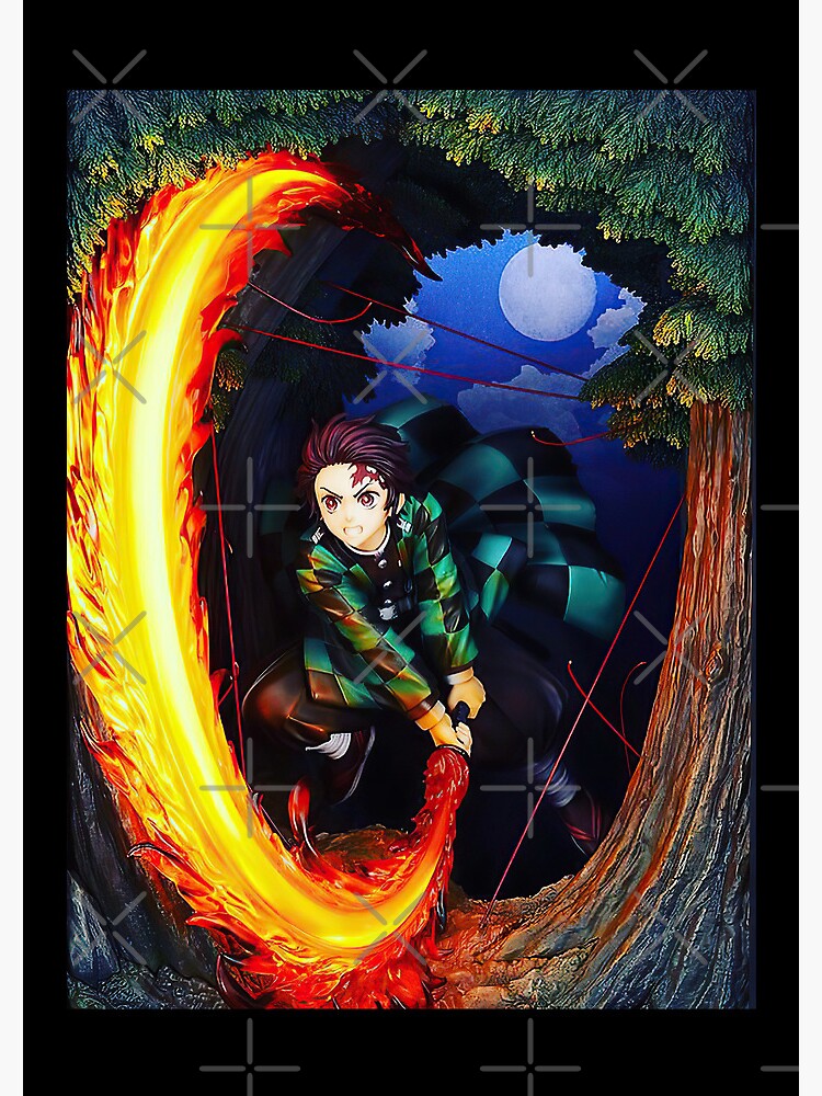 "Flame Breathing's Skill Tanjiro Kamado Kimetsu No Yaiba Demon Slayer