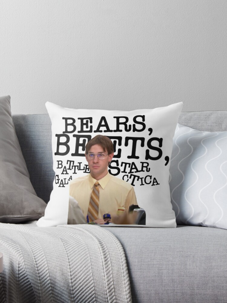 Bears beets battlestar galactica sales pillow