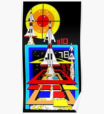 Retro Arcade Missile Command Poster