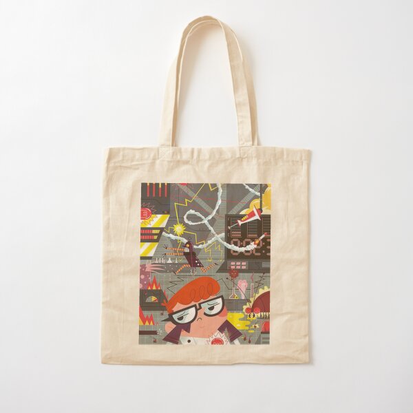 Dexter's Laboratory Cover Cotton Tote Bag