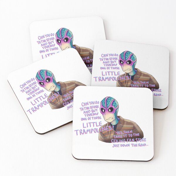 Item preview, Resident Alien Sticker - Ceiling Fan Store designed and sold by aspinksart.