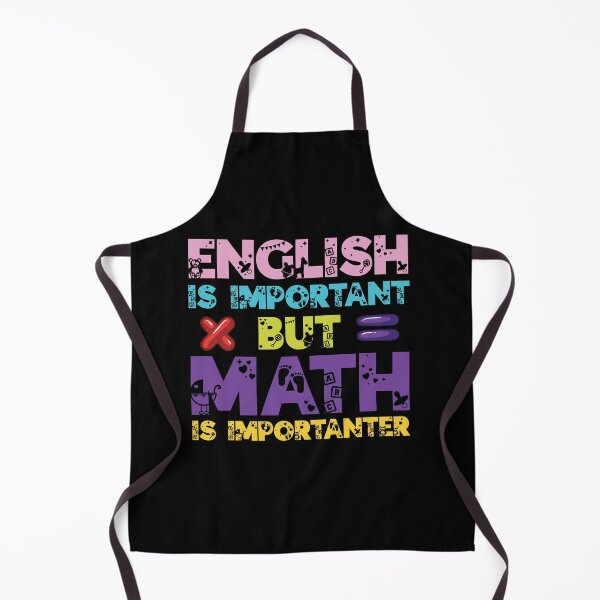Item preview, English Is Important But Math Is Importanter Funny Math Art For Men Women Student Pun Mathematics Lovers Colorful Gift designed and sold by pedrored369.