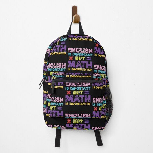 Item preview, English Is Important But Math Is Importanter Funny Math Art For Men Women Student Pun Mathematics Lovers Colorful Gift designed and sold by pedrored369.