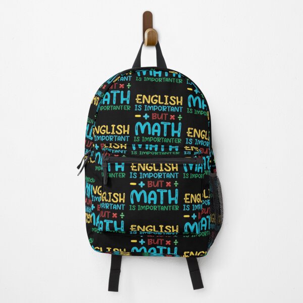 Item preview, English Is Important But Math Is Importanter Funny Math Art For Men Women Student Pun Mathematics Lovers Distressed Colorful Present designed and sold by pedrored369.
