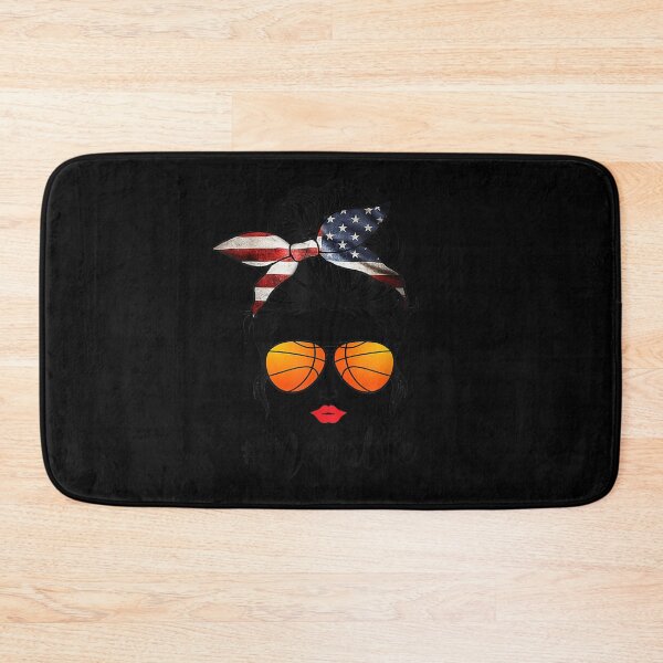 Item preview, Basketball Mema Life Messy Bun American Flag Bandana designed and sold by AnzoLissette.