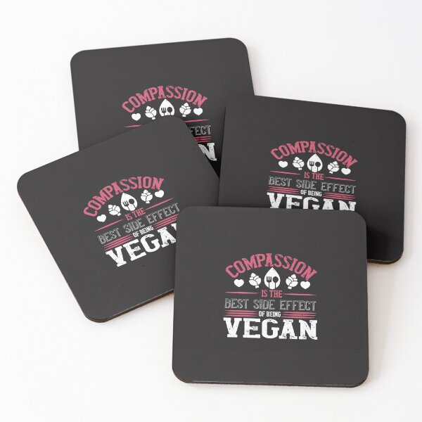 Item preview, Compassion is the best side effect of being vegan designed and sold by marla8ruby.
