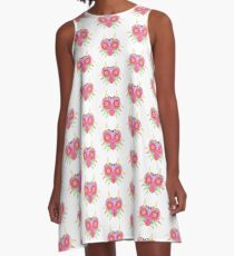 Vestido acampanado Máscara de Pastel Majora