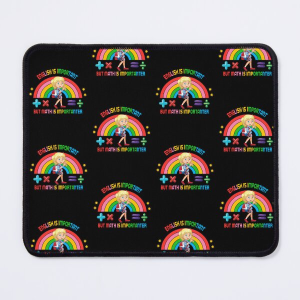 Item preview, English Is Important But Math Is Importanter Funny Math Art For Men Women Student Pun Mathematics Lovers Rainbow Colorful Gift designed and sold by pedrored369.