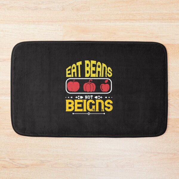Item preview, eat beans,not  beigns Vegan lover Vegan funny Vegan gift designed and sold by marla8ruby.
