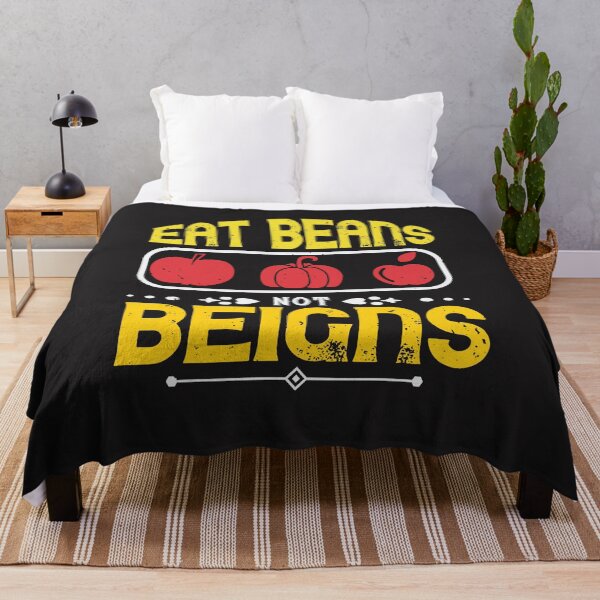 Item preview, eat beans,not beigns Vegan lover Vegan funny Vegan gift designed and sold by marla8ruby.