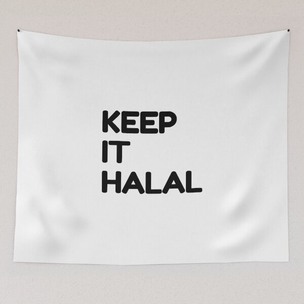 Item preview, keep it halal islamic art quotes designed and sold by EfenDesign.