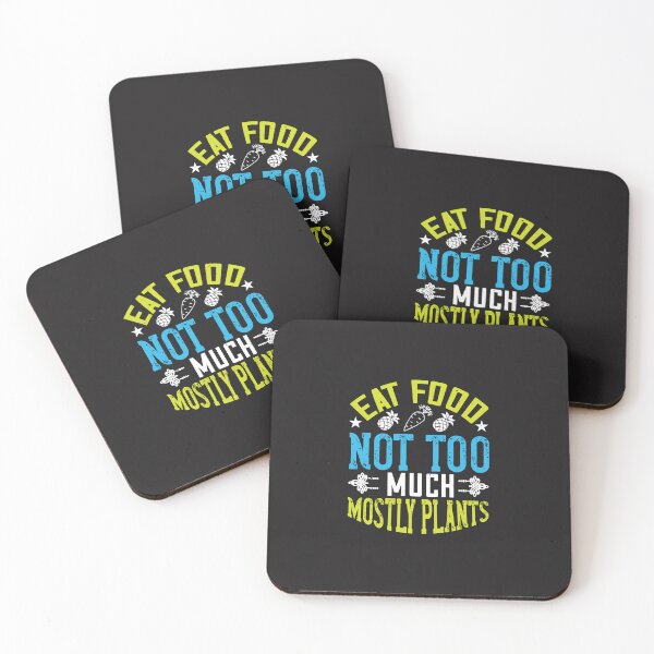 Item preview, eat food. not too much. mostly plants Vegan lover Vegan funny Vegan gift designed and sold by marla8ruby.