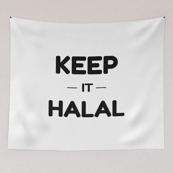 Item preview, keep it halal islamic art quotes 2 designed and sold by EfenDesign.