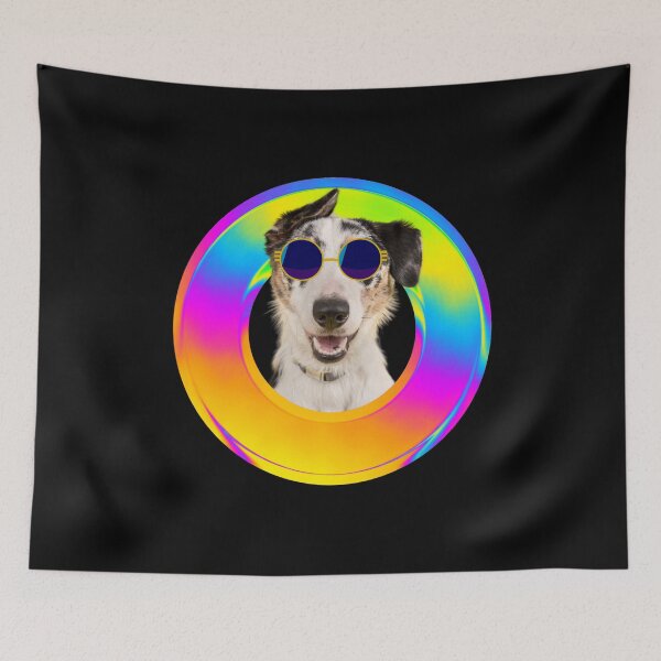 Item preview, sunset circle dog designed and sold by marwan elsaeed.