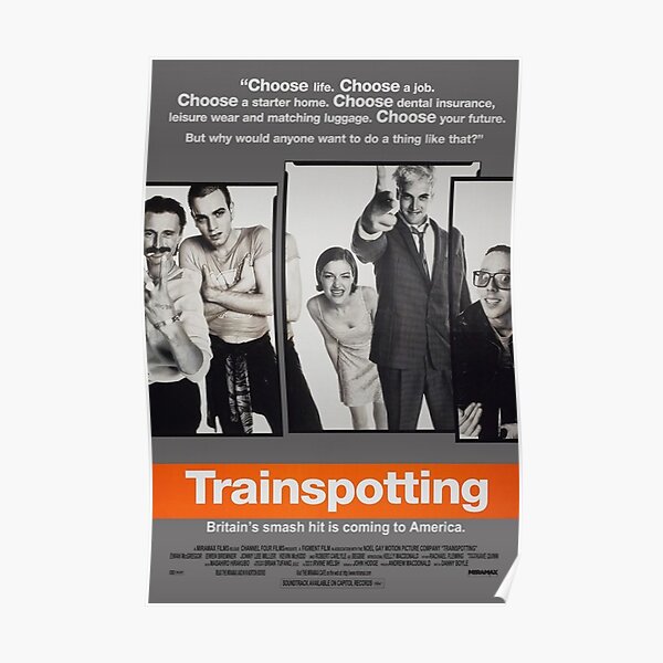 Trainspotting - movie poster Poster classic Poster