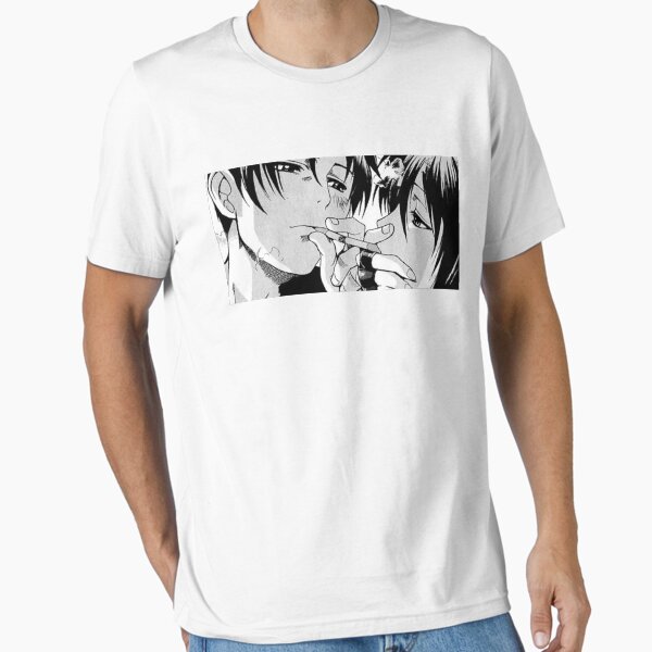 Vista previa del artículo con la obra «Rock and Revy - Beso de cigarrillo», diseñado y vendido por Jackamcaliptax.