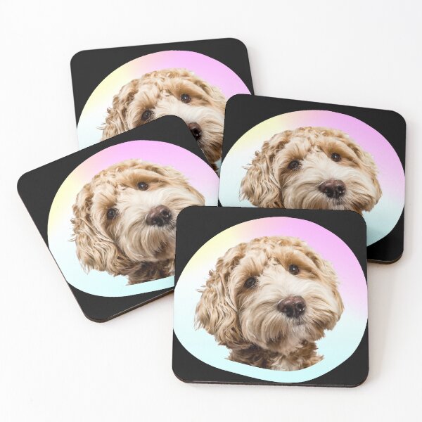Item preview, Goldendoodle Golden Doodle Dog Yellow Sticker designed and sold by marwan elsaeed.