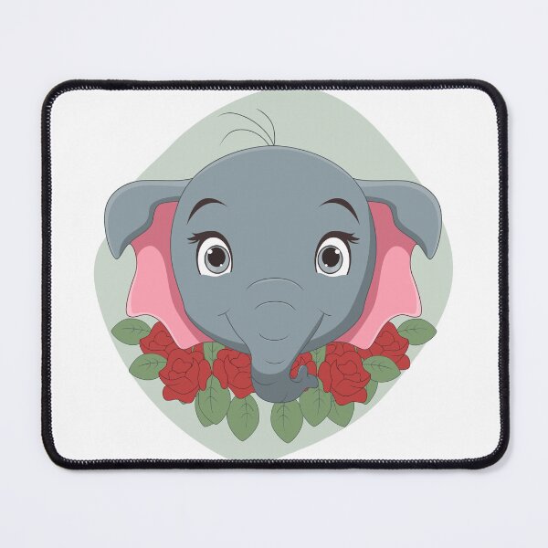 Item preview, Cute Elephant with flowers. designed and sold by Kanchan1987.