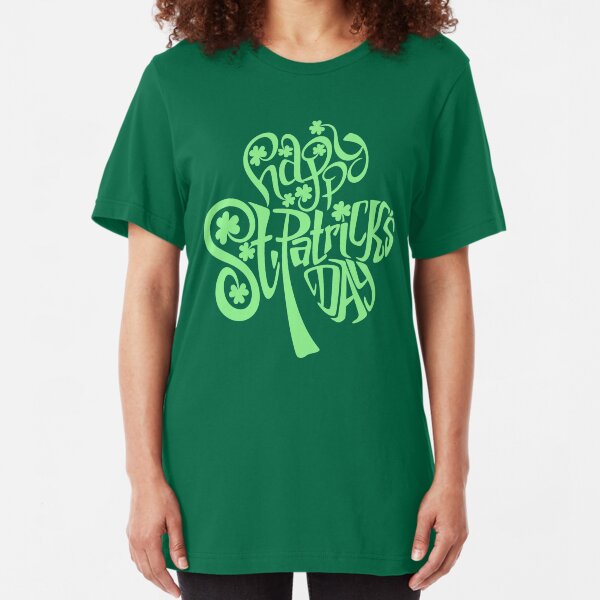 Cool Apparel Shop Luck of The Irish Happy St Patricks Day Sweatshirt Red