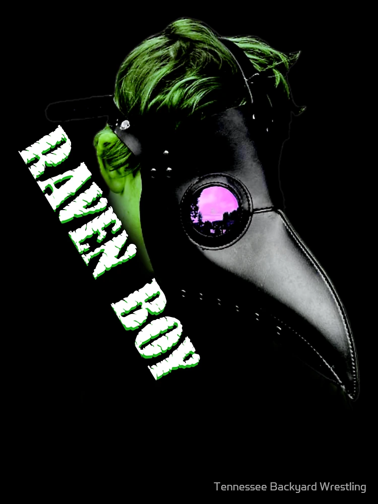 Thumbnail 7 of 7, Oversized T-Shirt, Raven Boy Cruz Lewis TBW Merchandise designed and sold by Tennessee Backyard Wrestling.