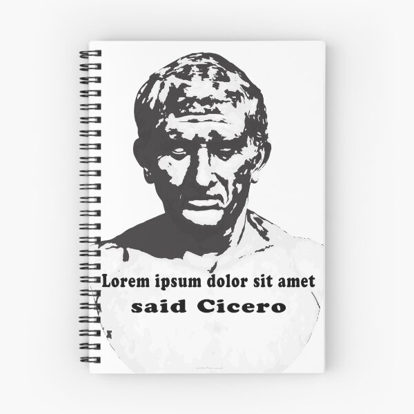 Item preview, Lorem ipsum dolor sit amet said Cicero designed and sold by Jim Plaxco.
