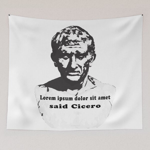 Item preview, Lorem ipsum dolor sit amet said Cicero designed and sold by Jim Plaxco.
