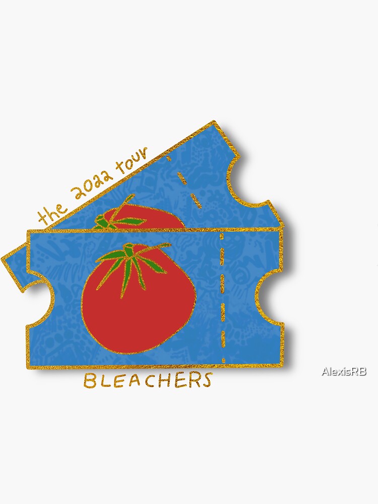 "Bleachers 2022 tour" Sticker by AlexisRB Redbubble