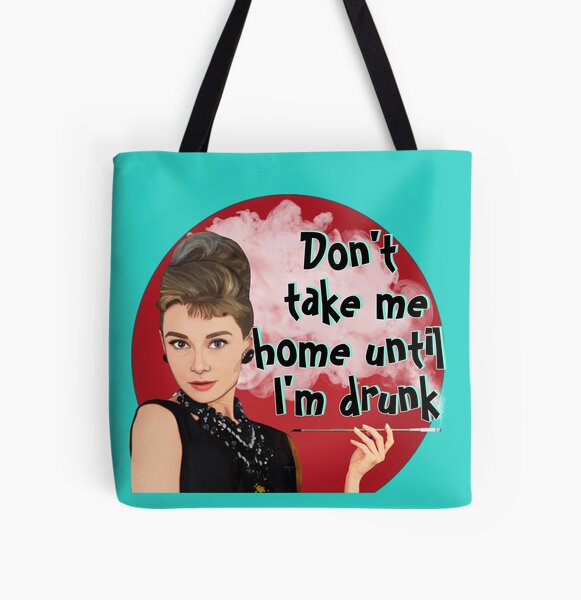 audrey hepburn breakfast at tiffany's Tote Bag by calibos