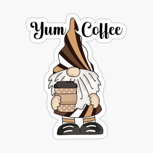 Coffee Gnomes Sticker Set, Coffee Lovers Gift, Coffee Drinkers Gifts, Gnome  Stickers, Coffee Accessories