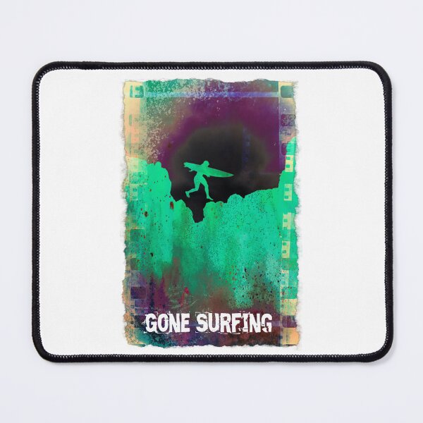 Item preview, Gone Surfing Purple Aqua, Jaded Hunter designed and sold by JadedHunter.