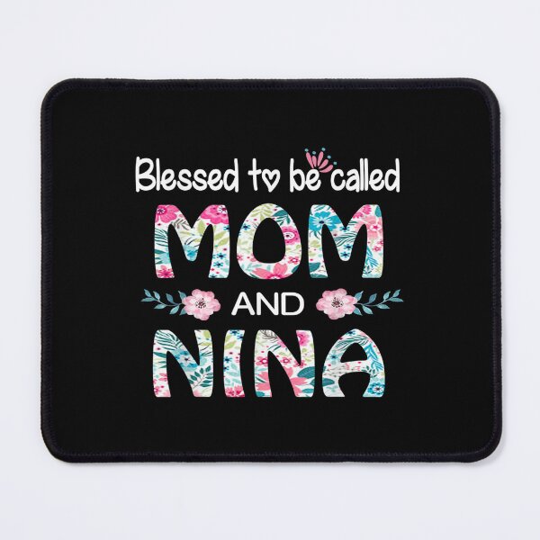 Item preview, Blessed To Be Called Mom And Nina Floral Gift For Nina  designed and sold by vergielx.