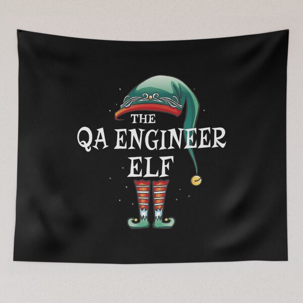 Item preview, The QA Engineer Elf Job Christmas designed and sold by SanaiColton.